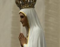 La statua della Madonna di Fatima a Cesano