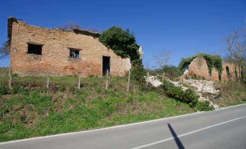 Vento: viene giù il sanatorio